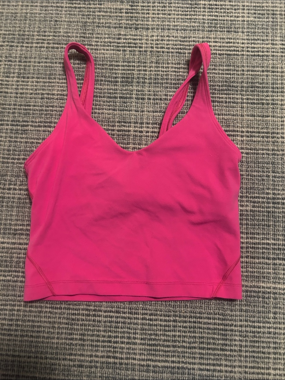 lululemon athletica Hot Pink V-Neck align  Tank